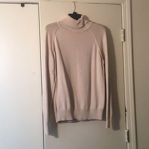 Jeanne Pierre Cream turtle neck